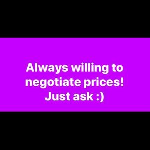 Always willing to negotiate! ❤️